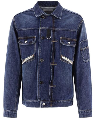 Sacai Denim Jacket - Blue