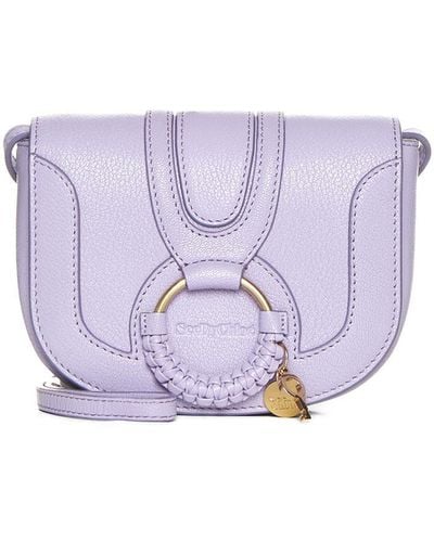 See By Chloé Hana Leather Crossbody Bag - Purple
