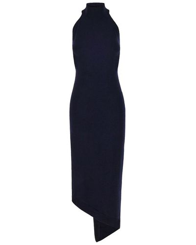 Fendi Wool Midi Dress - Blue