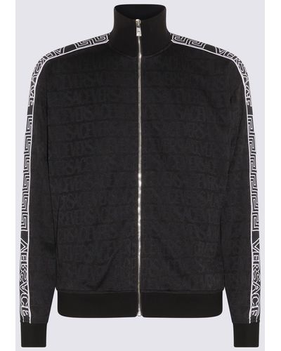 Versace Blak Nylon Sweatshirt - Black