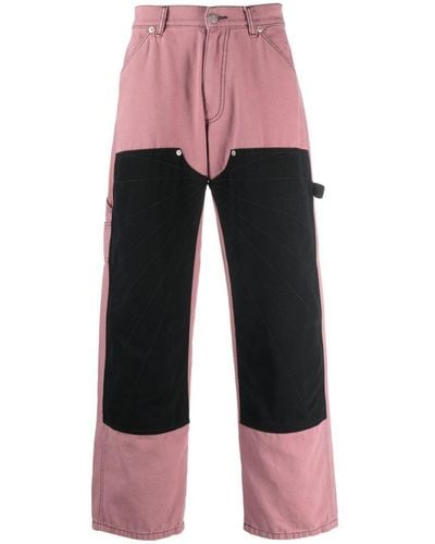 Rassvet (PACCBET) The New Light 2-knee Canvas Pants Woven Clothing - Pink