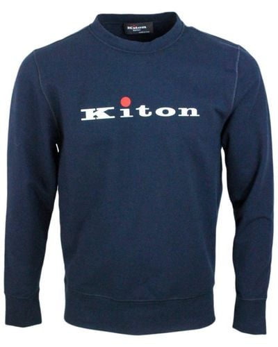 Kiton Sweaters - Blue