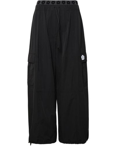 KENZO 'boke 2.0' Black Cotton Blend Cargo Trousers