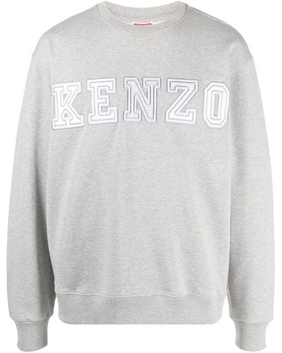 KENZO Sweatshirt With Embroidery - Grey