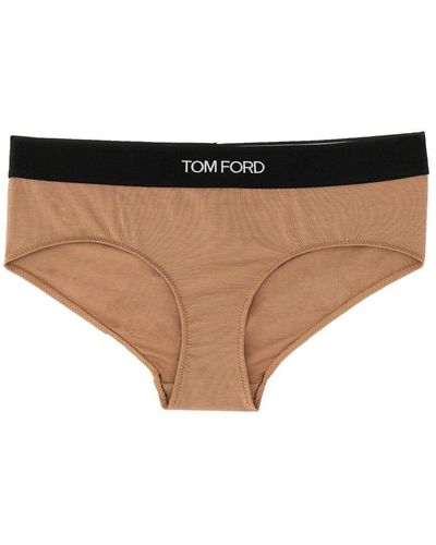 Tom Ford Briefs With Logo - Natural
