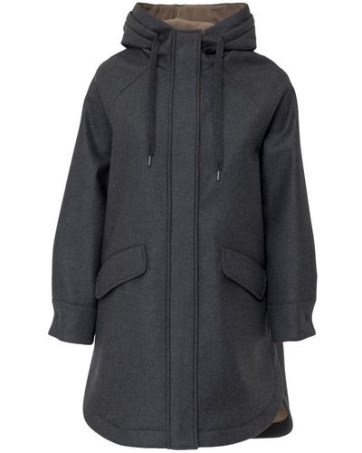 Brunello Cucinelli Hooded Jacket - Grey