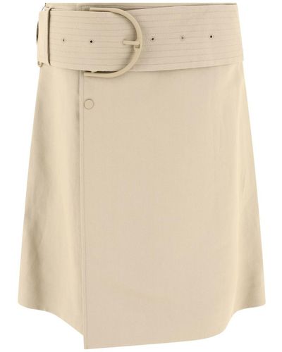 Burberry "Trench" Skirt - Natural