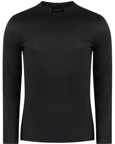 Emporio Armani Long Sleeve T-shirt - Black