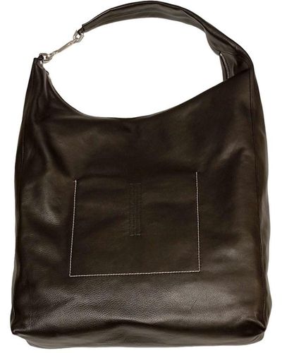 Rick Owens Leather Bag - Black