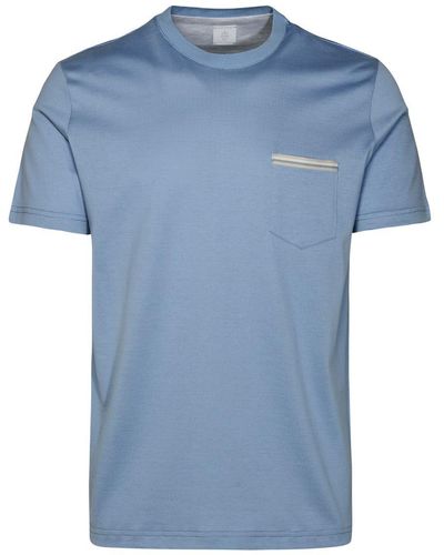 Eleventy Light Cotton T-Shirt - Blue