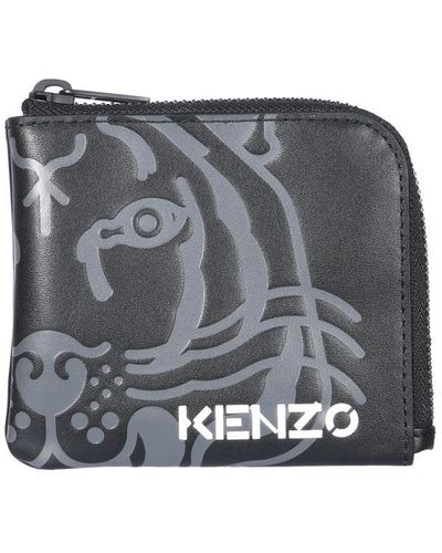 KENZO K-tiger Wallet - Grey