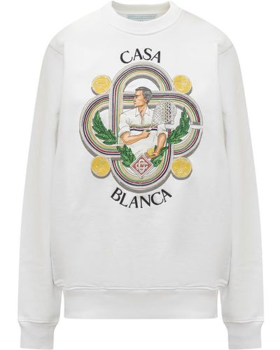 Casablanca Sweatshirt - White
