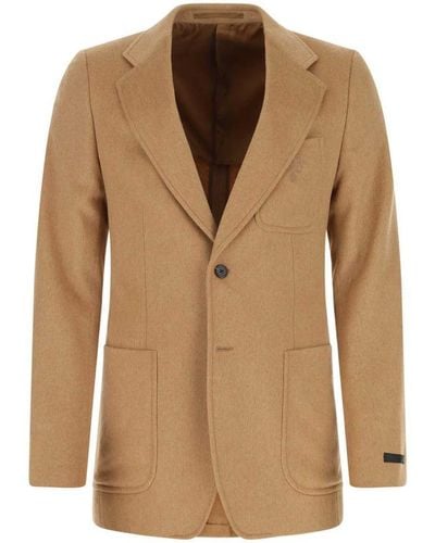 Prada Jackets And Vests - Brown