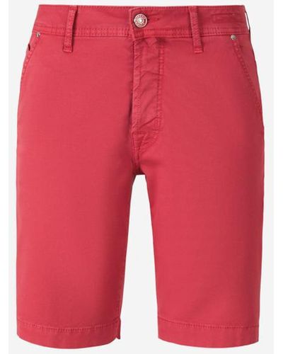 Jacob Cohen Lou Cotton Bermuda Shorts - Red