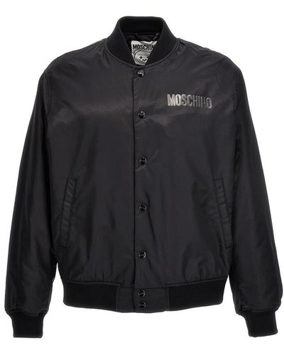 Moschino Teddy Casual Jackets, Parka - Black