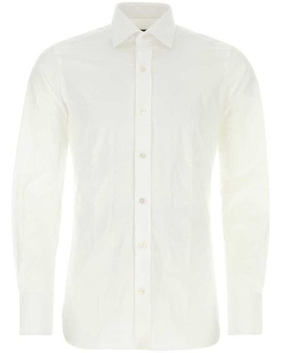 White Tom Ford Shirts for Men | Lyst