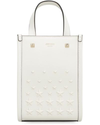 Jimmy Choo Leather Mini Tote - Natural