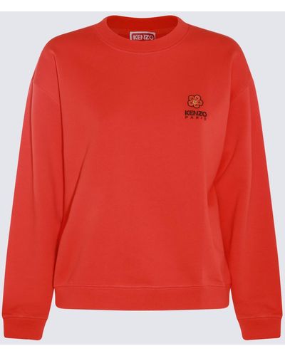KENZO Cotton Sweatshirt - Red