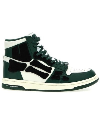 Amiri Skel Top High Sneakers - Black
