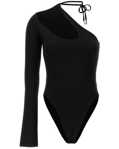David Koma Asymmetrical Body Underwear, Body - Black