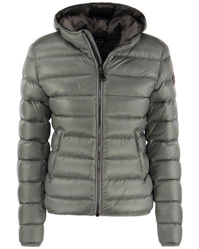 Colmar Friendly - Down Jacket With Fixed Hood - Gray