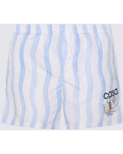 Casablancabrand Printed Swimshorts - Blue