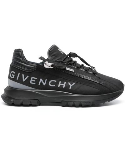 Givenchy Black Spectre Runner Zipped Sneakers
