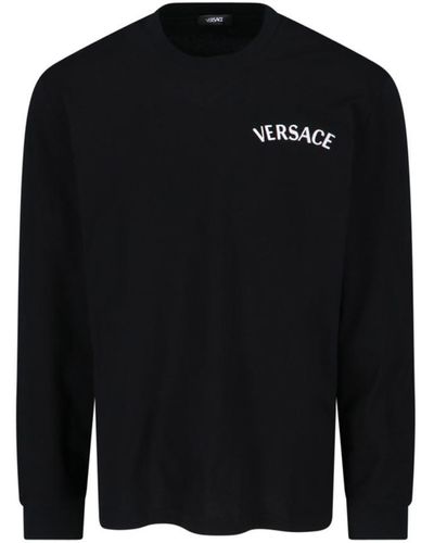 Versace T-Shirts And Polos - Black