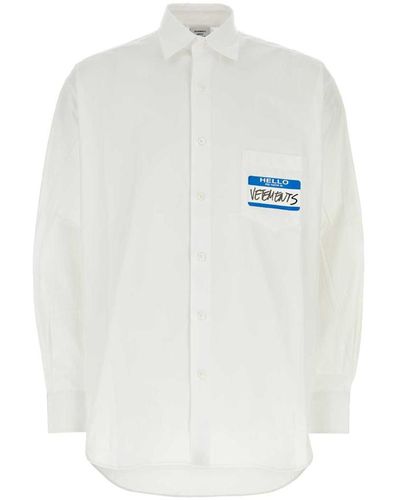 Vetements Shirts - White