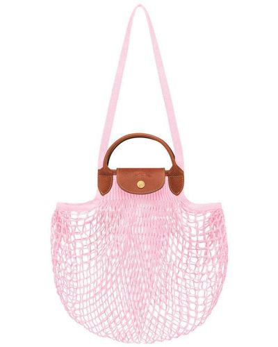 LONGCHAMP Pink Quadri Leather Gorgeous Small Shoulder Bag. -  Israel