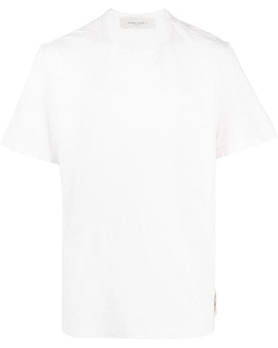Golden Goose Logo T-shirt In Cotton - White