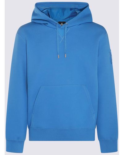 Mackage Blue Cotton Blend Sweatshirt
