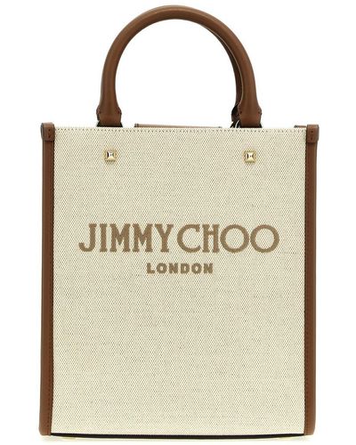 Jimmy Choo Avenue S Tote Bag - Natural