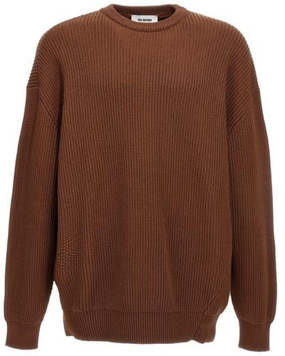 Hed Mayner 'Twisted' Sweater - Brown