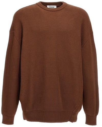 Hed Mayner 'Twisted' Sweater - Brown