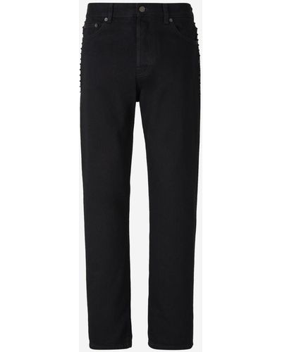 Valentino Untitled Studded Jeans - Black