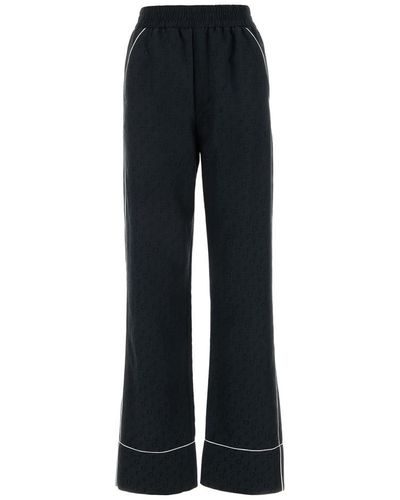 Off-White c/o Virgil Abloh Piped-trim Pajama Pants - Black