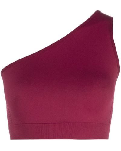 Rick Owens Knitted One-shoulder Bandeau Top - Red