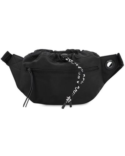 A.P.C. Reset Technical Fabric Belt Bag - Black