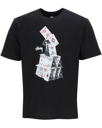 Stussy House Of Cards T-shirt - Black