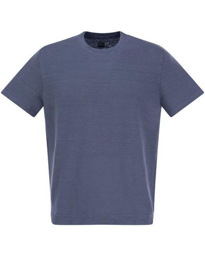 Fedeli Exreme - Linen Flex T-shirt - Blue