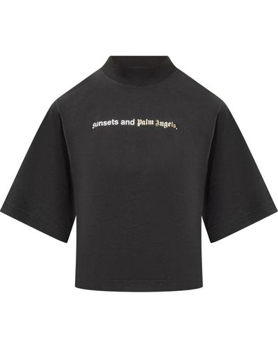 Palm Angels Sunsets T-shirt - Black