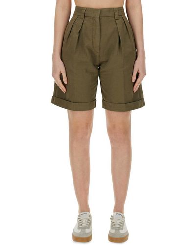 Aspesi Cotton Shorts - Green