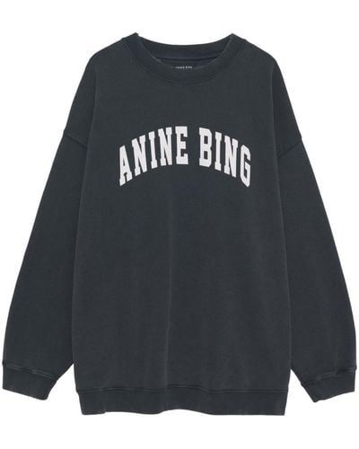 Anine Bing Tyler Logo Sweat - Black