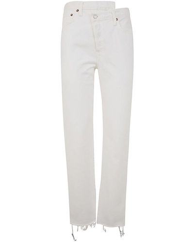 Agolde Criss Cross Jeans Clothing - White