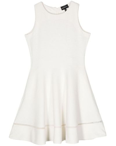 Emporio Armani Sleeveless Mini Dress - White