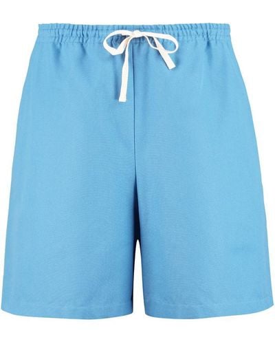Gucci Cotton Shorts - Blue