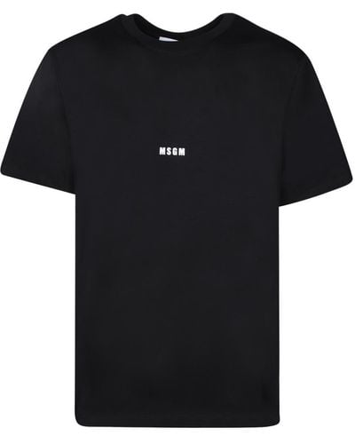 MSGM Micro Logo T-Shirt - Black