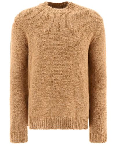 Jil Sander Mélange-Effect Sweater - Brown