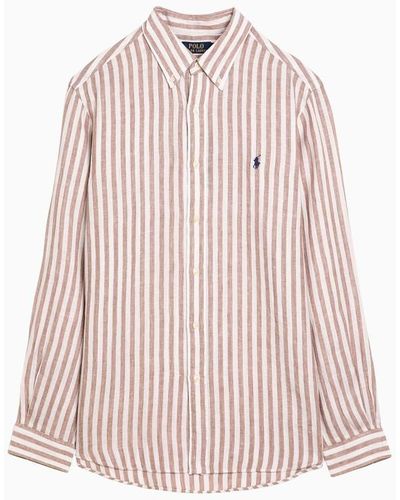 Polo Ralph Lauren Custom-Fit Khaki/ Shirt - Pink